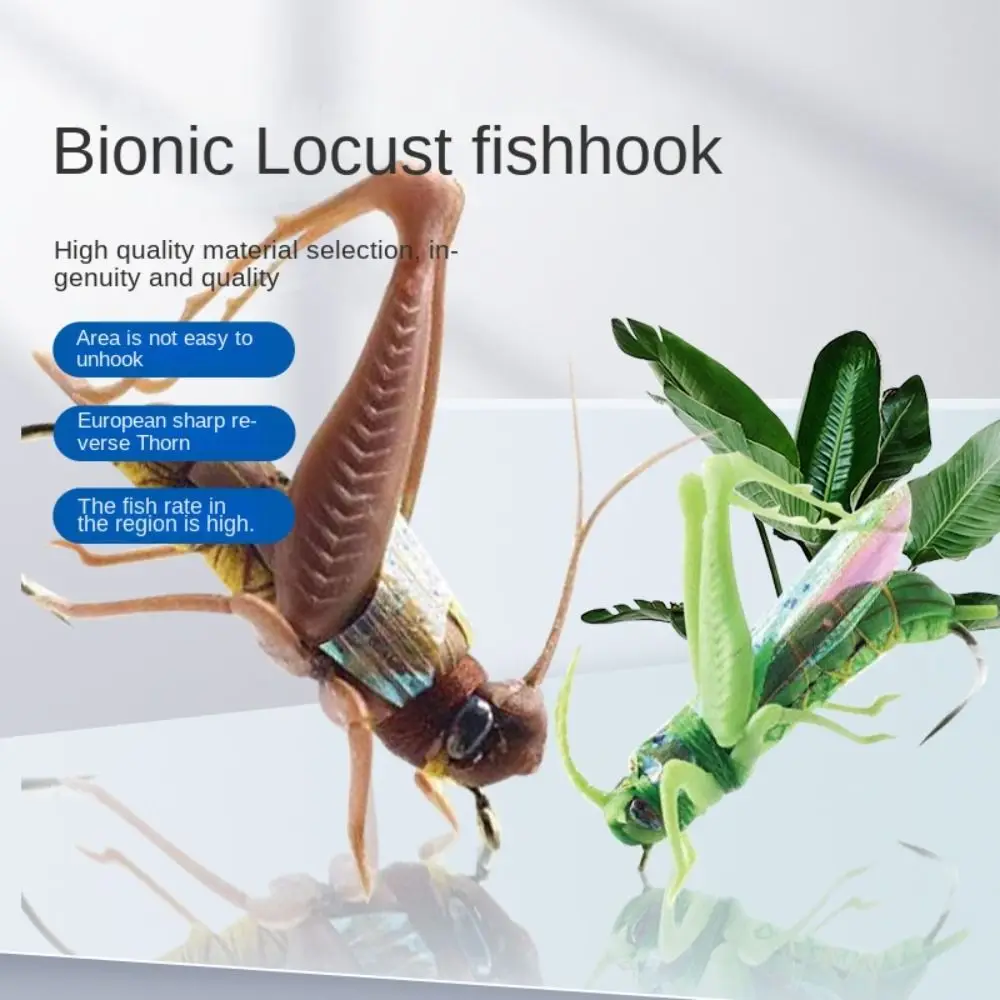 Señuelo de lubina para pesca con calamar simulado tipo saltamontes - imagen 4