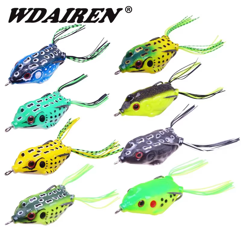 Señuelo Rana para Pesca de Superficie con Diseño 3D