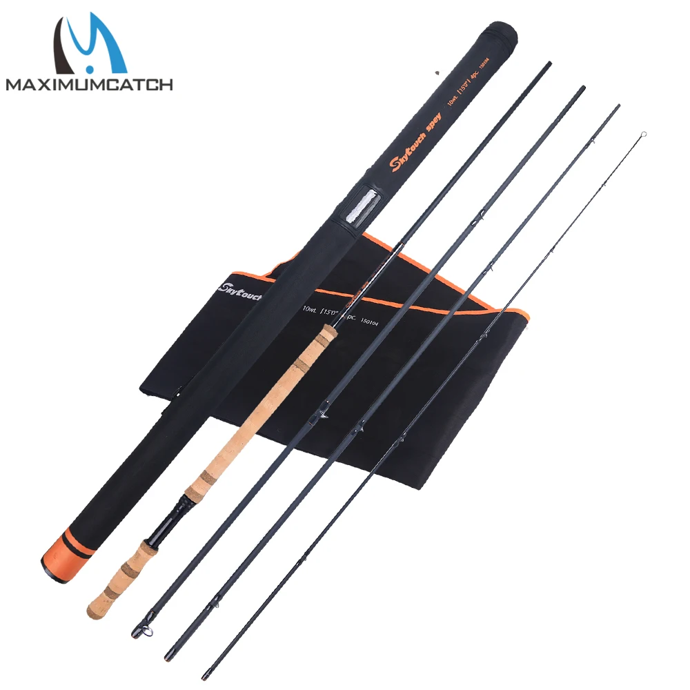 Caña de mosca Spey Switch Skytouch de Maximumcatch – acción rápida