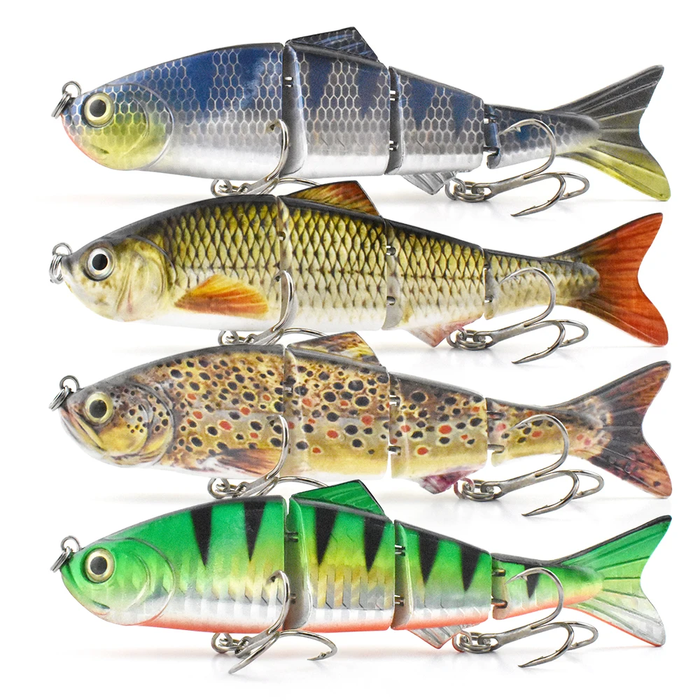 Swimbait articulado que se hunde – Señuelo duro para mar salado - imagen 5