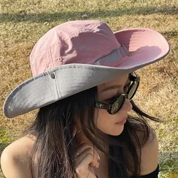 Sombrero de pesca de secado rápido ala ancha retro multicolor