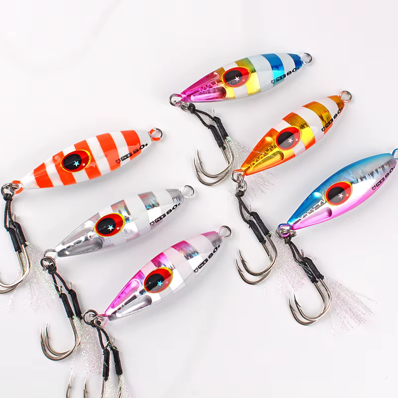 Señuelo Jigging Metal Lento Plantilla Luminosa para Agua Salada - imagen 4