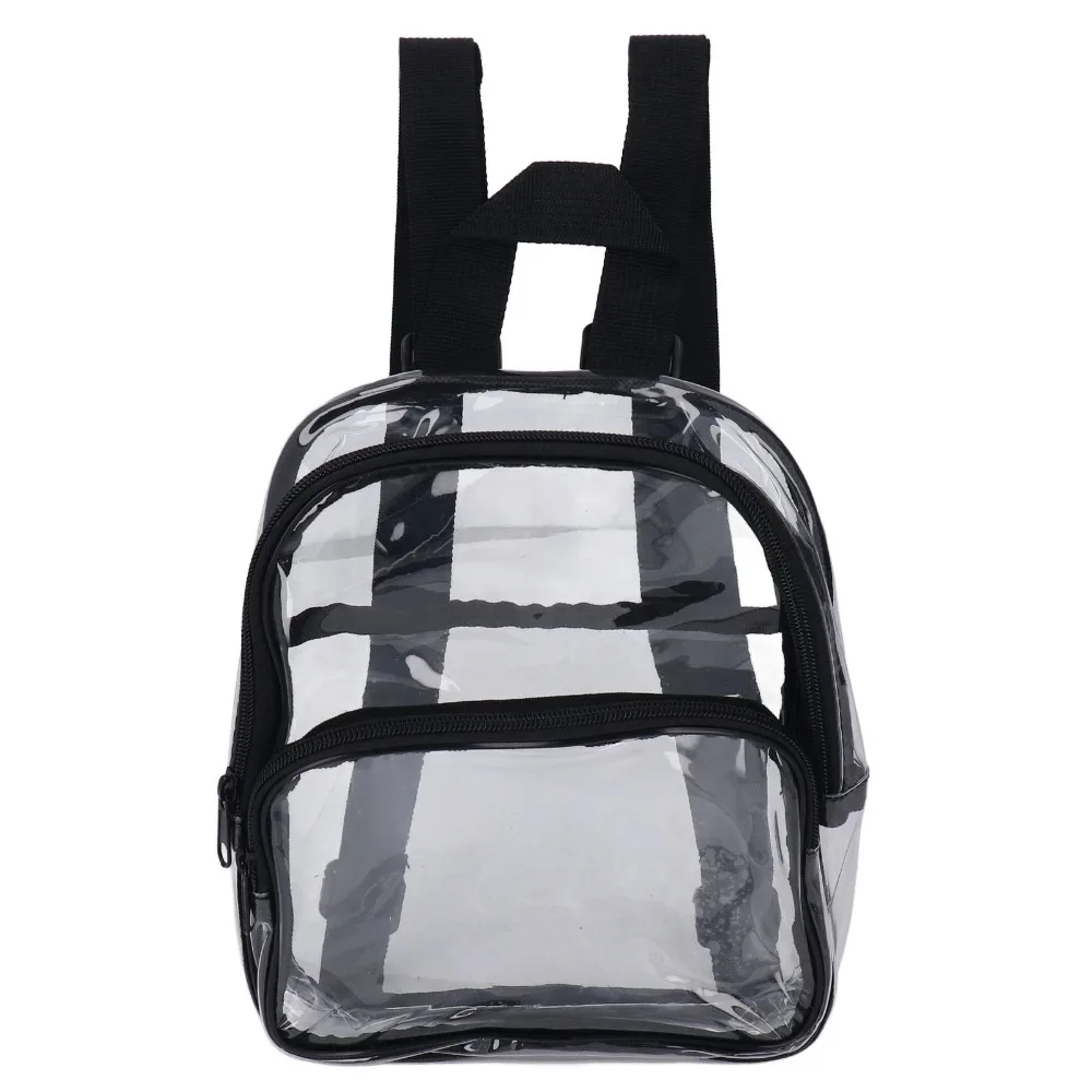 Mochila transparente ajustable PVC resistente para trabajo y estudios - imagen 5