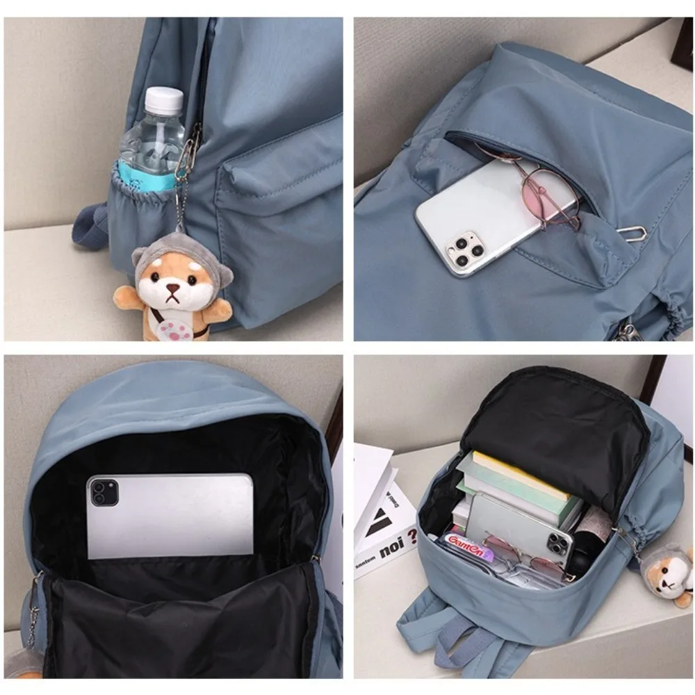 Mochila de pesca impermeable gran capacidad en nailon color sólido - imagen 2