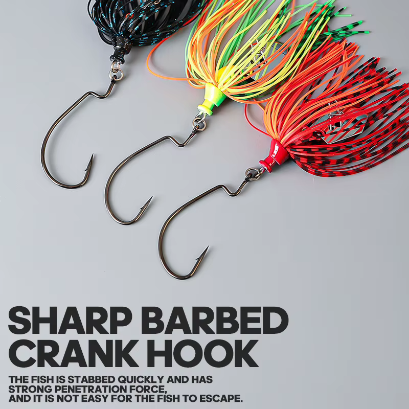 TAIYU Kit señuelos artificiales – Chatterbait, spinnerbait y crankbait - imagen 5