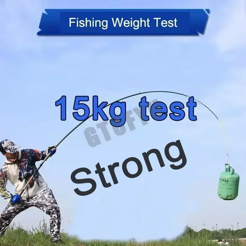 Caña telescópica fibra de carbono lanzamiento largo, grandes peces - imagen 5