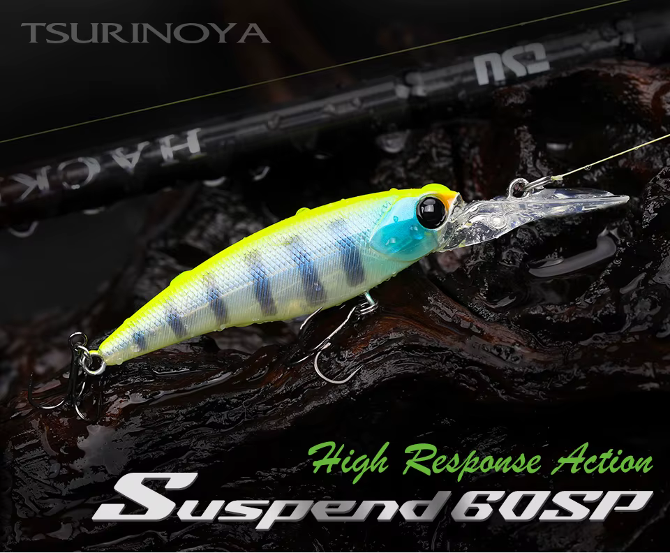 Señuelo SHAD 60SP mostrando su perfil y labio
