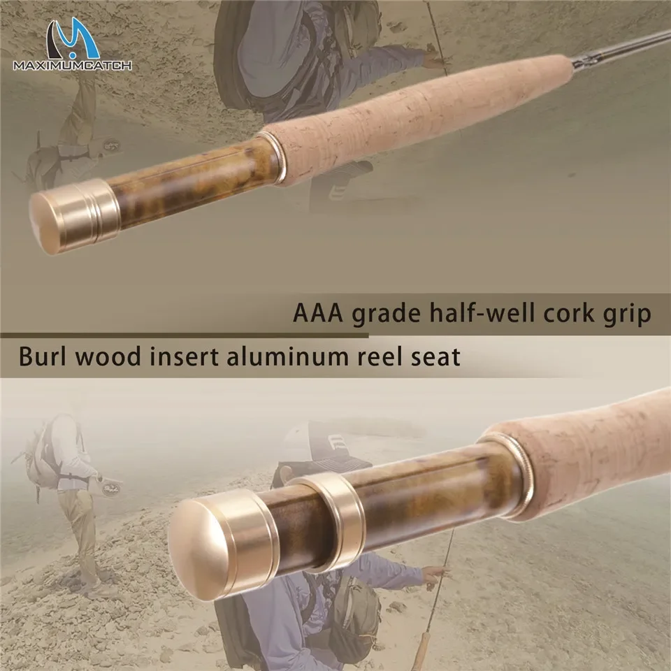 Caña ultraligera MAXIMUMCATCH V-Feather de carbono para precisión - imagen 3