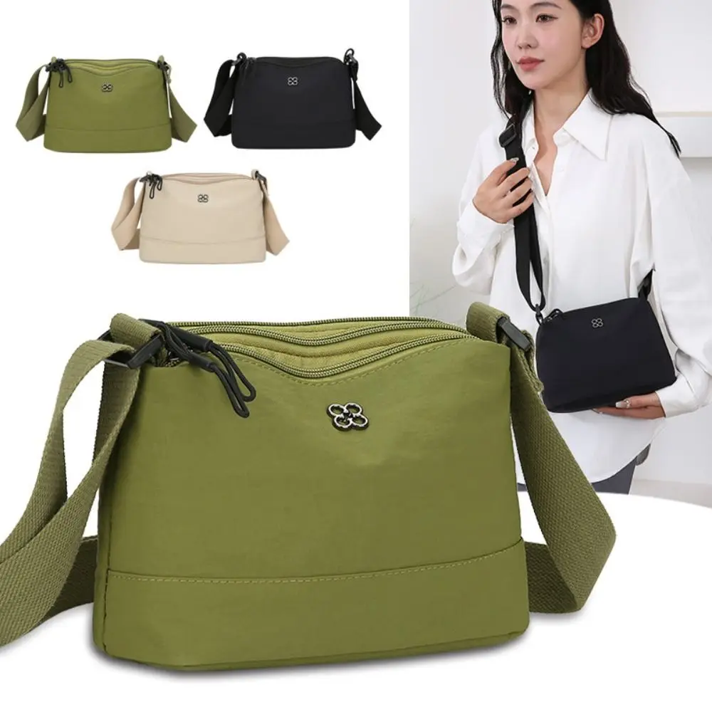 Bolso bandolera de nylon suave para mujer con varios bolsillos - imagen 4