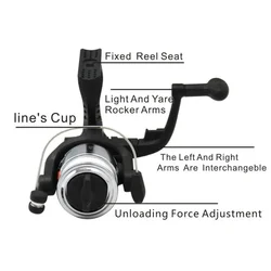 Carrete Spinning 10+1 Rodamientos – Relación 5.2:1, Freno 18KG, Acero Inox para Salobre