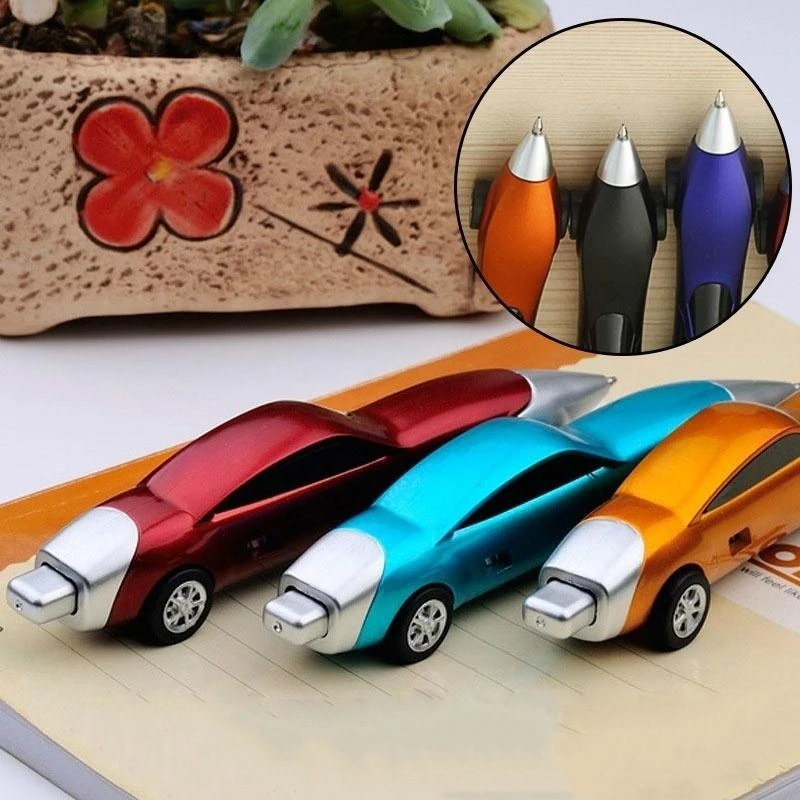 Bolígrafo con forma de coche de dibujos animados: portátil creativo - imagen 4