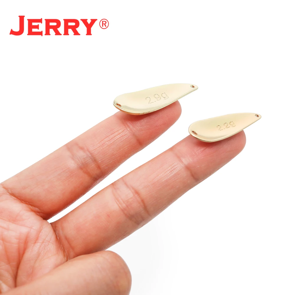 Micro cucharas Jerry Aries sin pintar – Señuelo metálico para trucha - imagen 2