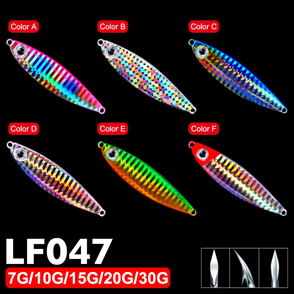 Señuelos Jig Head Proberos 7-30G Ojos 3D Anzuelos Dobles