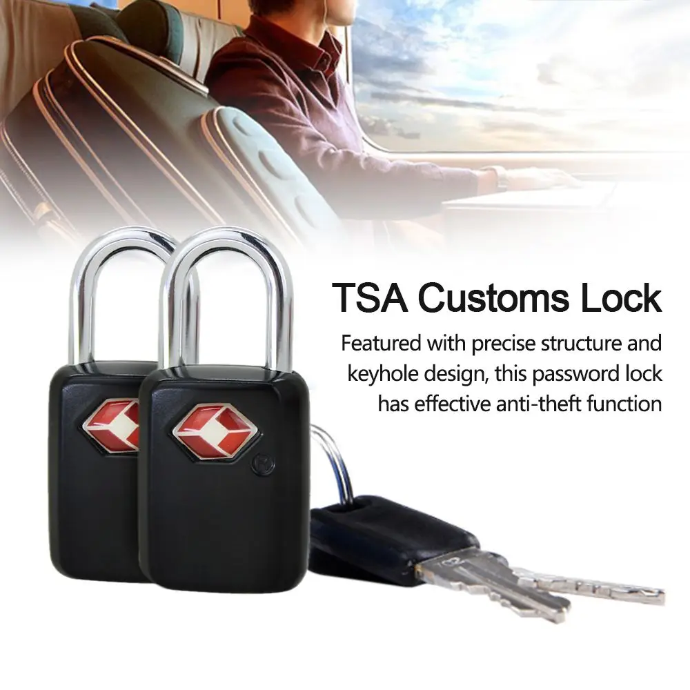 Candado TSA impermeable para maleta pequeña de seguridad antirrobo