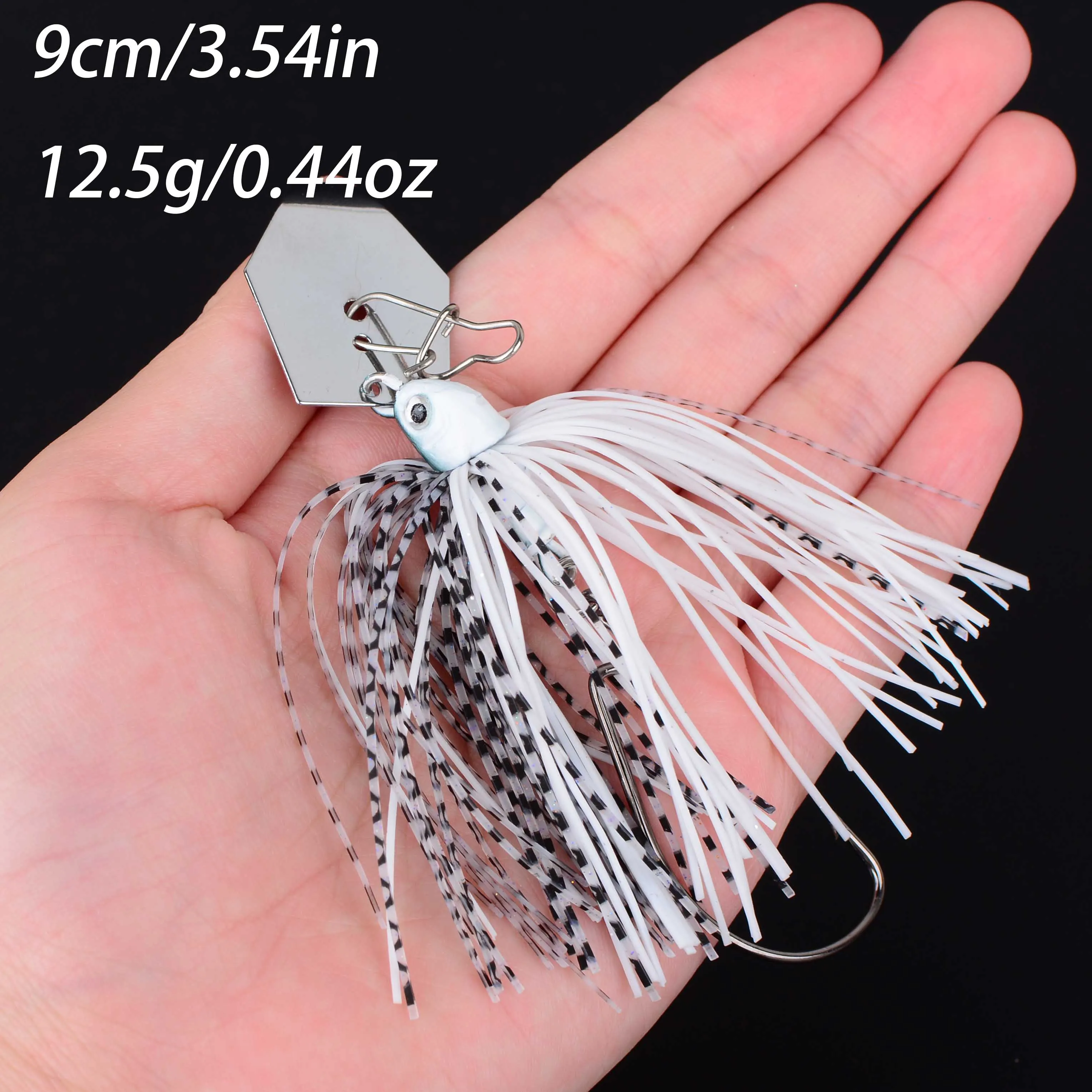 Chatterbait Spinner Blade Jig para lubina, lucio y lucioperca - imagen 4