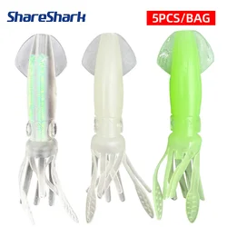 ShareShark señuelos de calamar biónicos artificiales para mar