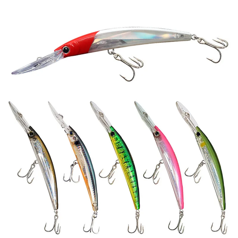 Señuelo minnow flotante trolling para lucio y carpa - imagen 4