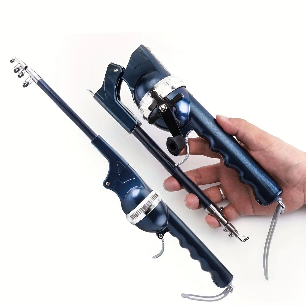 Caña telescópica plegable portátil para pesca en mar y carpa - imagen 2