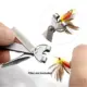 Alicates para nudos de acero inoxidable: cortar y sujetar rápido - imagen 3
