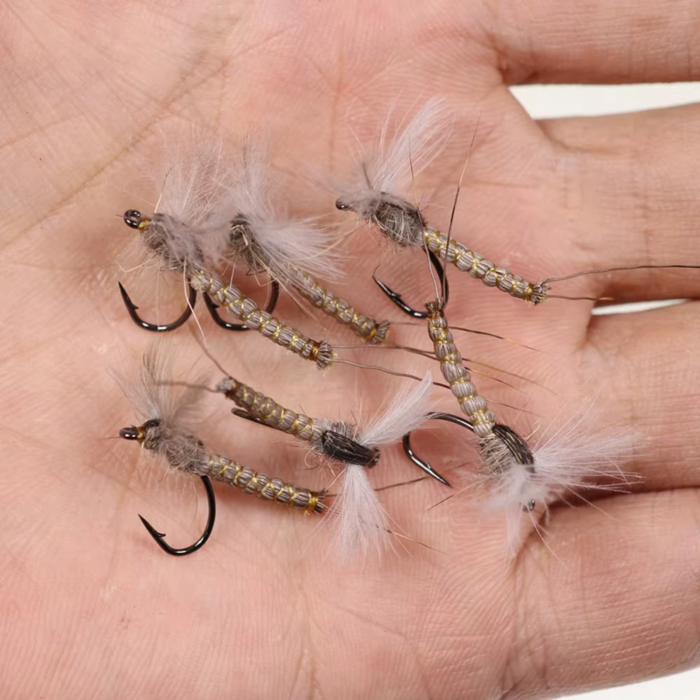 ICERIO Mosca Seca CDC Mayfly - Pelo de ciervo para trucha - imagen 4