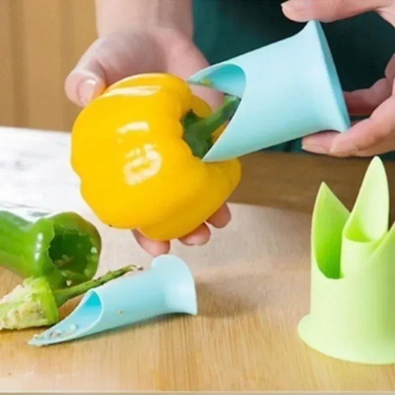 Descormenador creativo pimientos removedor semillas cortador frutas - imagen 4