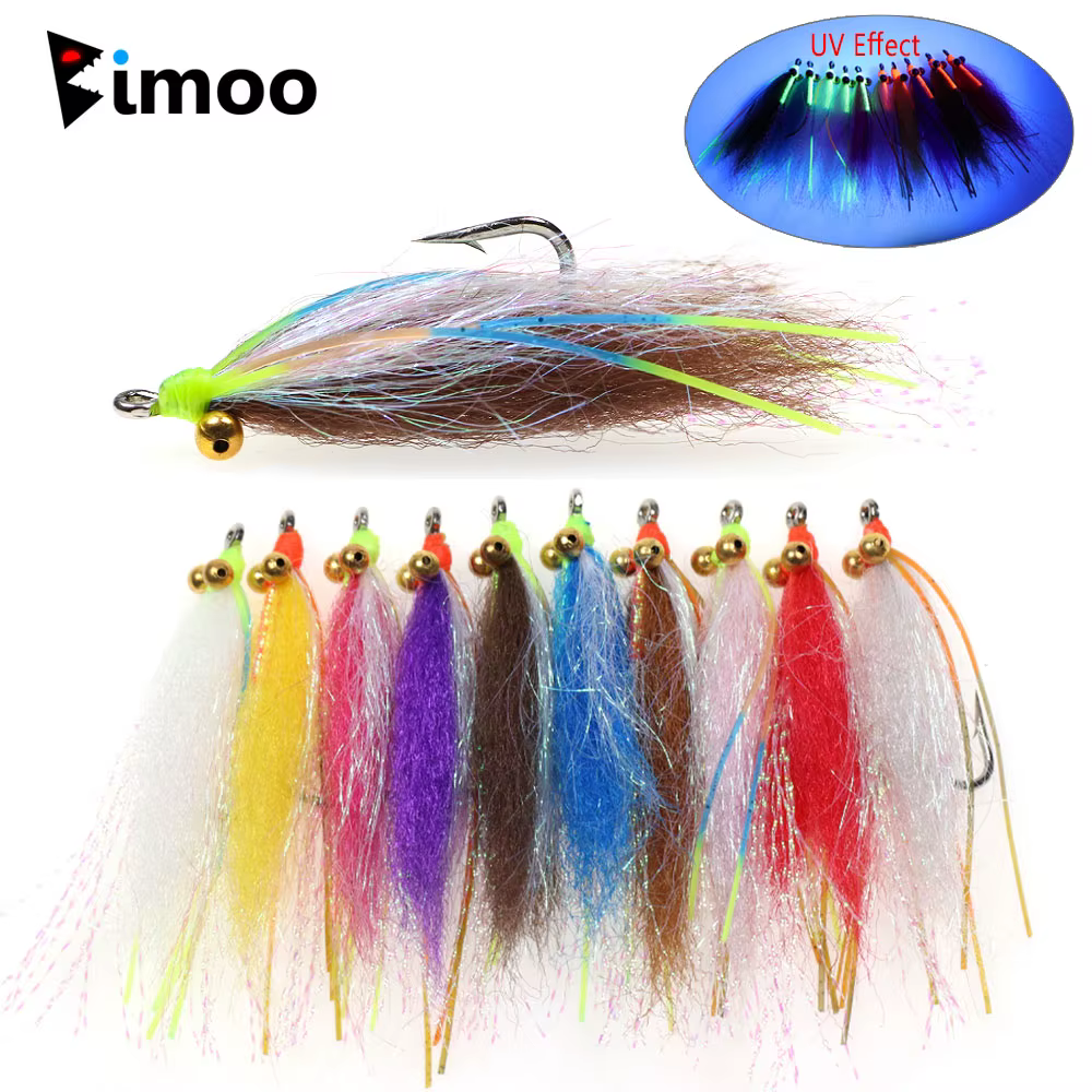 Anzuelo Fly Crazy Charlie Bimoo – Púas para agua salada