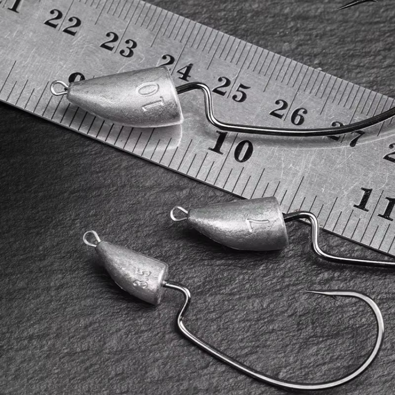 Anzuelos Jig Head Antienredos para Vinilos y Texas Rig - imagen 3