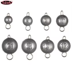 Plomos Drop Shot TAKEDO – Kit circular con anzuelo y clip rápido