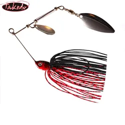 TAKEDO LD08 Chatterbait para Lucio – Señuelo de alambre y goma