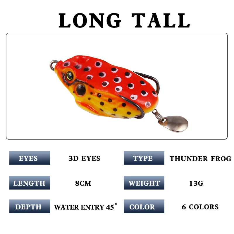 Lua Noise Thunderfrog señuelo biónico suave para ríos y arroyos - imagen 3