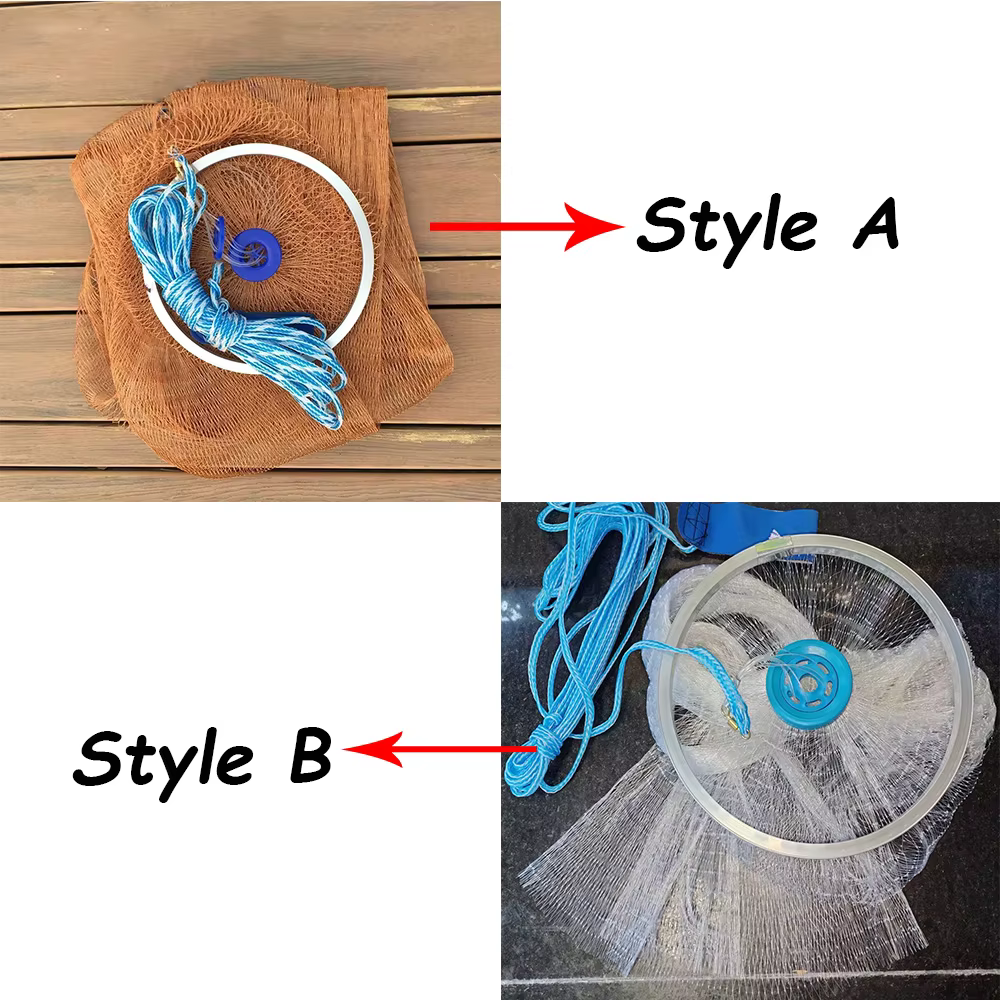 Lawaia Red de Pesca Monofilamento – Anillo Fundido Aluminio Sin Plomo - imagen 3