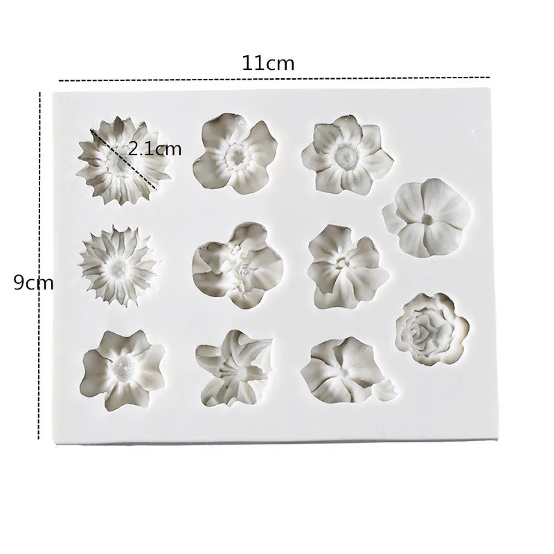 Molde Flor Girasol Silicona – Para Señuelos Artesanales de Pesca - imagen 5
