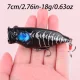 Jerkbait minnow láser de hundimiento lento para lubina