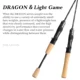 TSURINOYA DRAGON Caña spinning Light Trout Rod de carbono FUJI - imagen 2