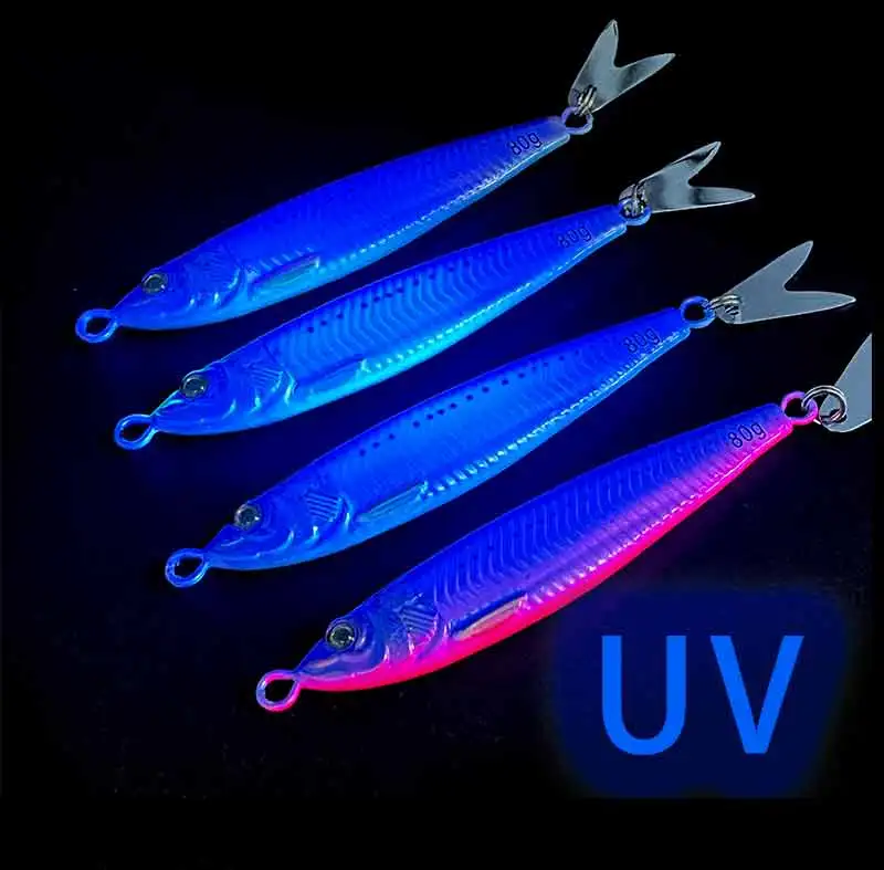 Detalle del recubrimiento UV y vientre luminoso