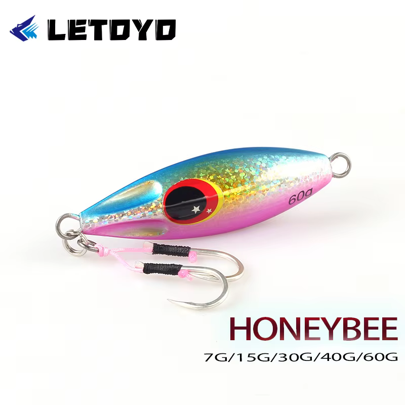 Señuelo de Metal LETOYO para Pesca en Agua Salada – Lubrina