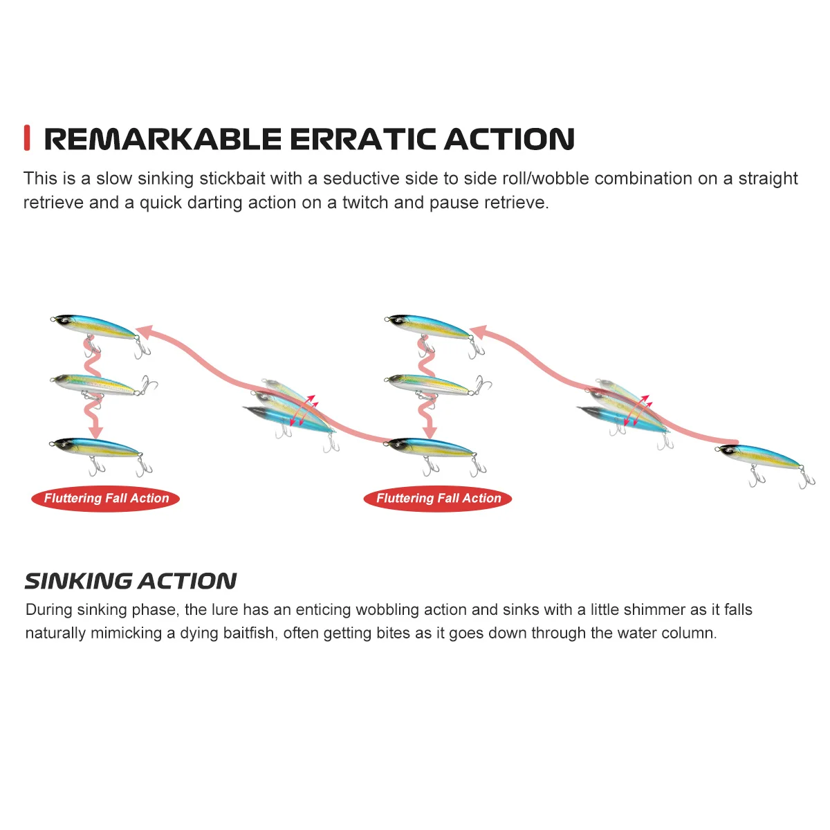 Noeby Stickbait sinking – Señuelo para GT y atún - imagen 5