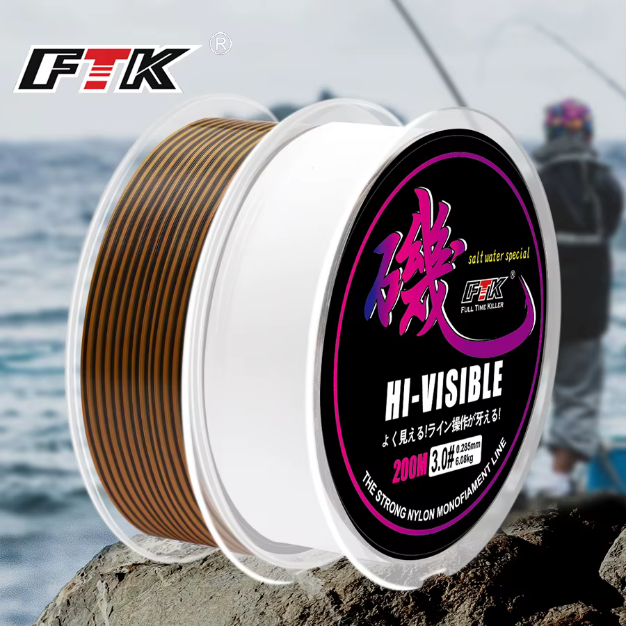 FTK Sedal de Pesca en Roca – Resistente al Desgaste para Agua Salada