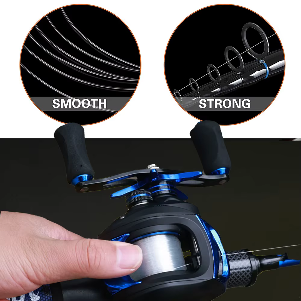 Línea de pesca fluorocarbono 500m 0,12-0,47mm agua dulce y salada - imagen 2