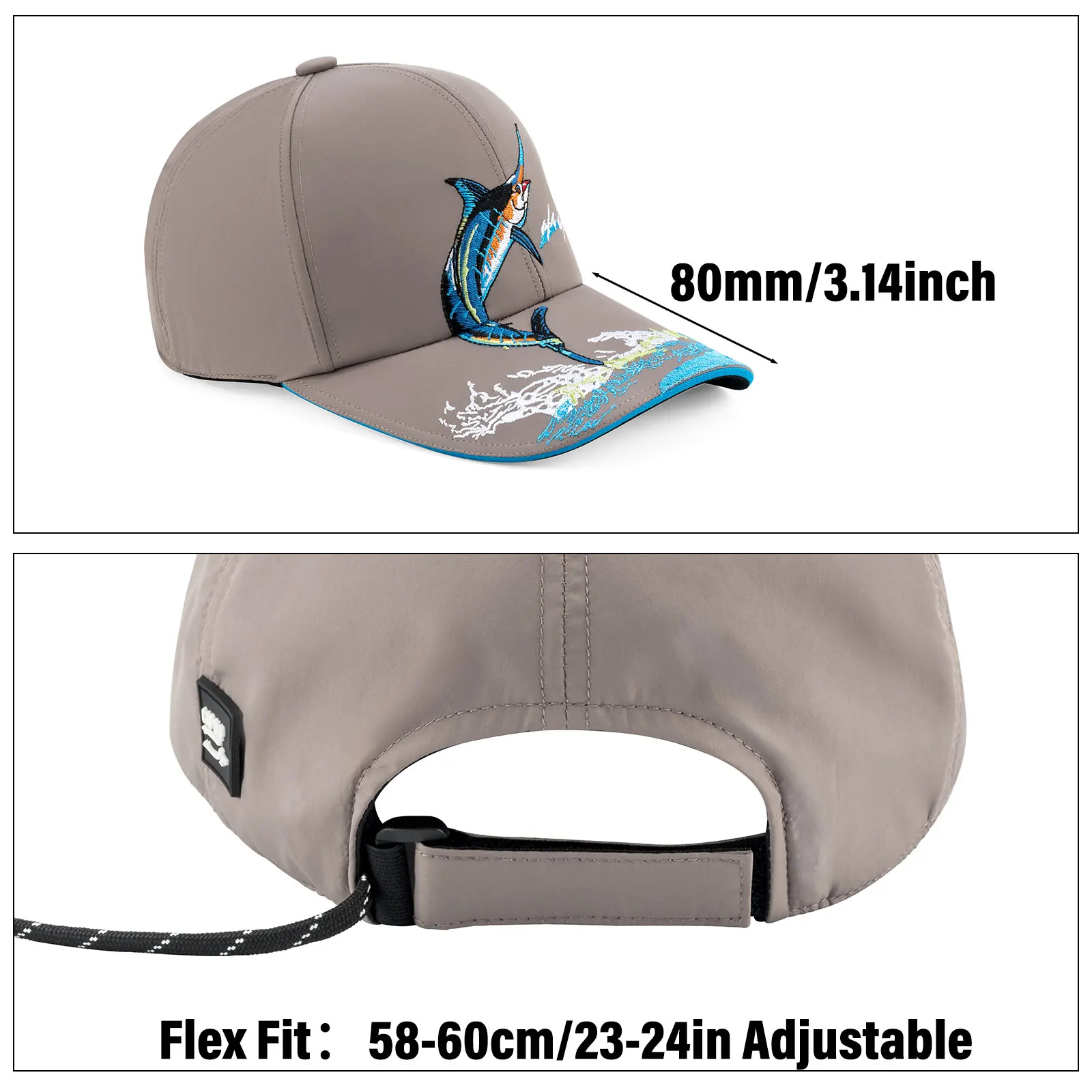 Gorra en uso durante actividad al aire libre
