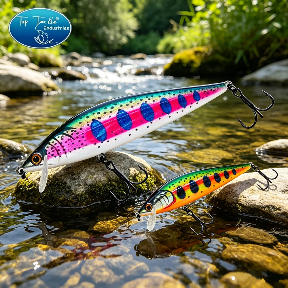 TopTackle Industry Minnow señuelo hundidor – para agua dulce y salada - imagen 5