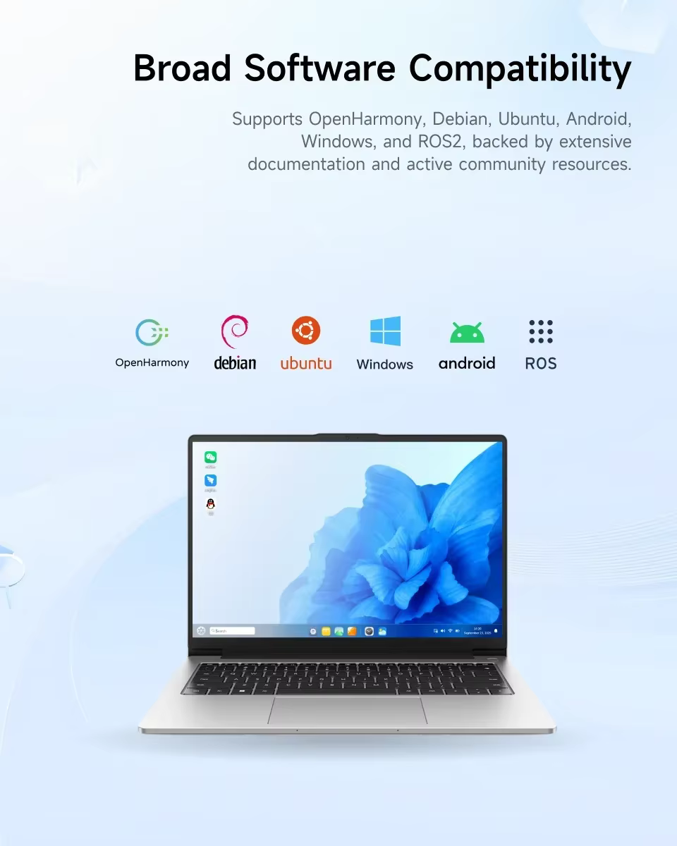 Contenido del paquete organizado