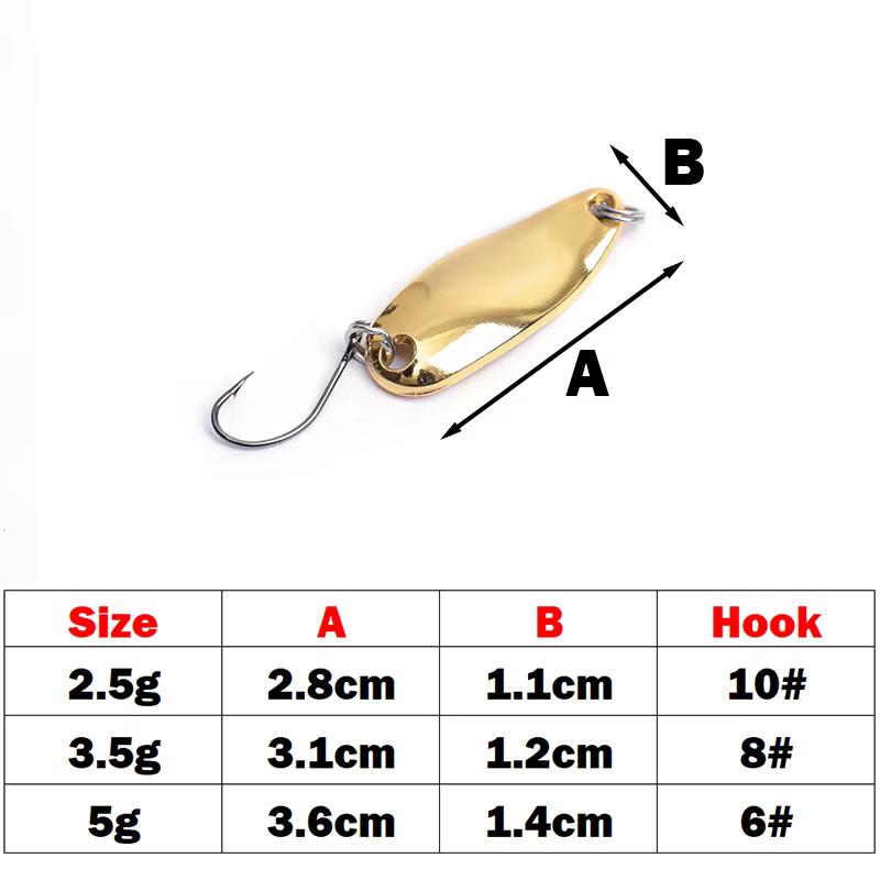 Mini Wobbler Spinnerbait con lentejuelas y cuchara para pesca - imagen 5