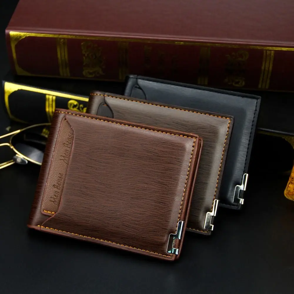 Cartera corta hombre multifuncional diseño moderno, tarjetero casual - imagen 3