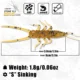 Vinilo Ninfa Stone Fly B&U para perca, trucha y lucioperca