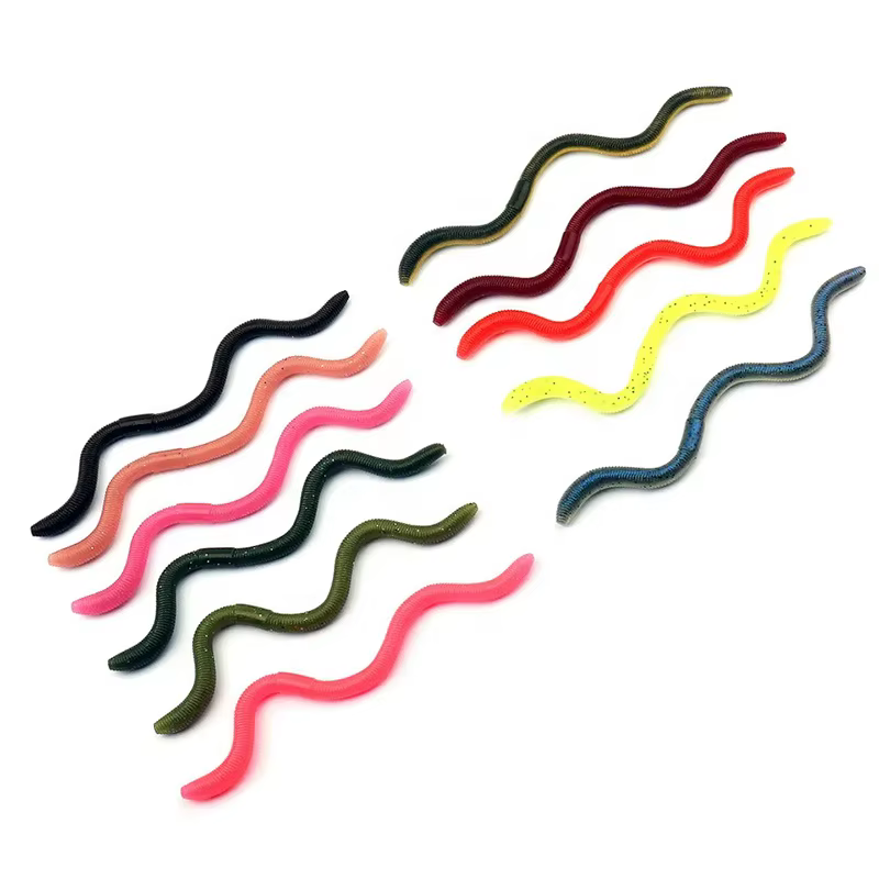 Vinilos Takedo Lombriz 13cm – Señuelos blandos con aroma para lubina y carpa - imagen 3