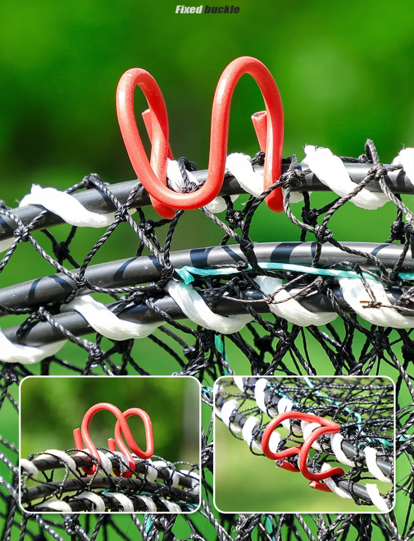Red plegable para pesca de carpa y peces de fondo marinos - imagen 4