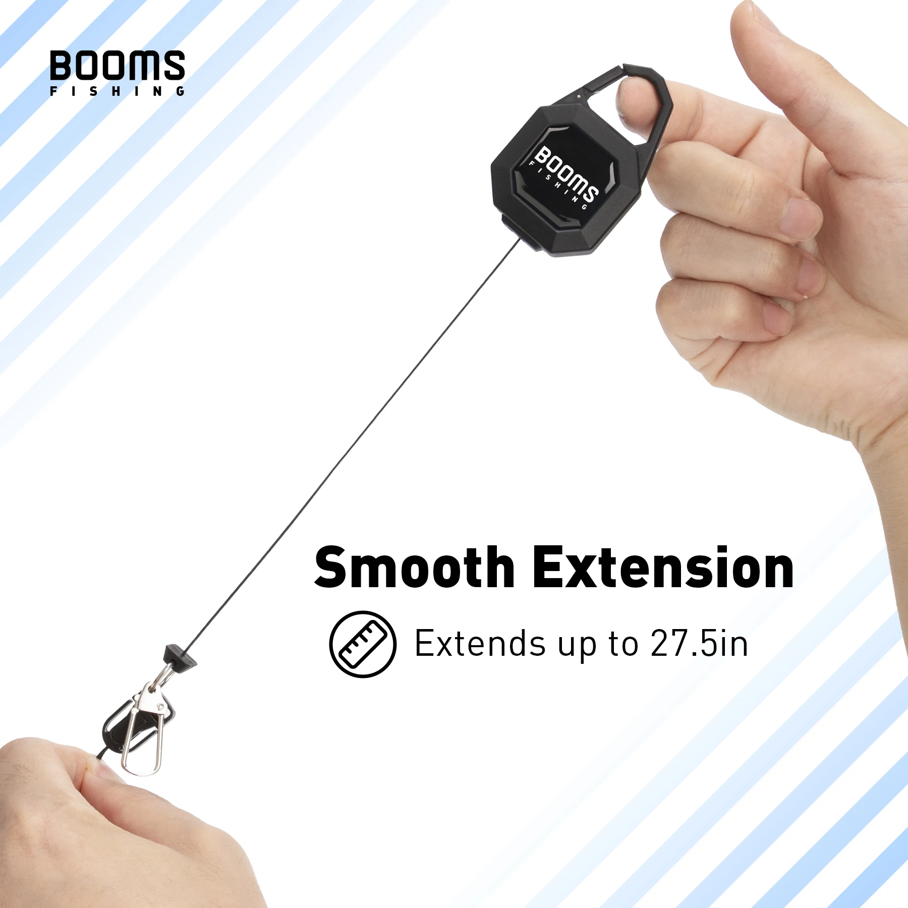 Booms RG4 Retractor de pesca con bloqueo – Accesorio retráctil - imagen 4