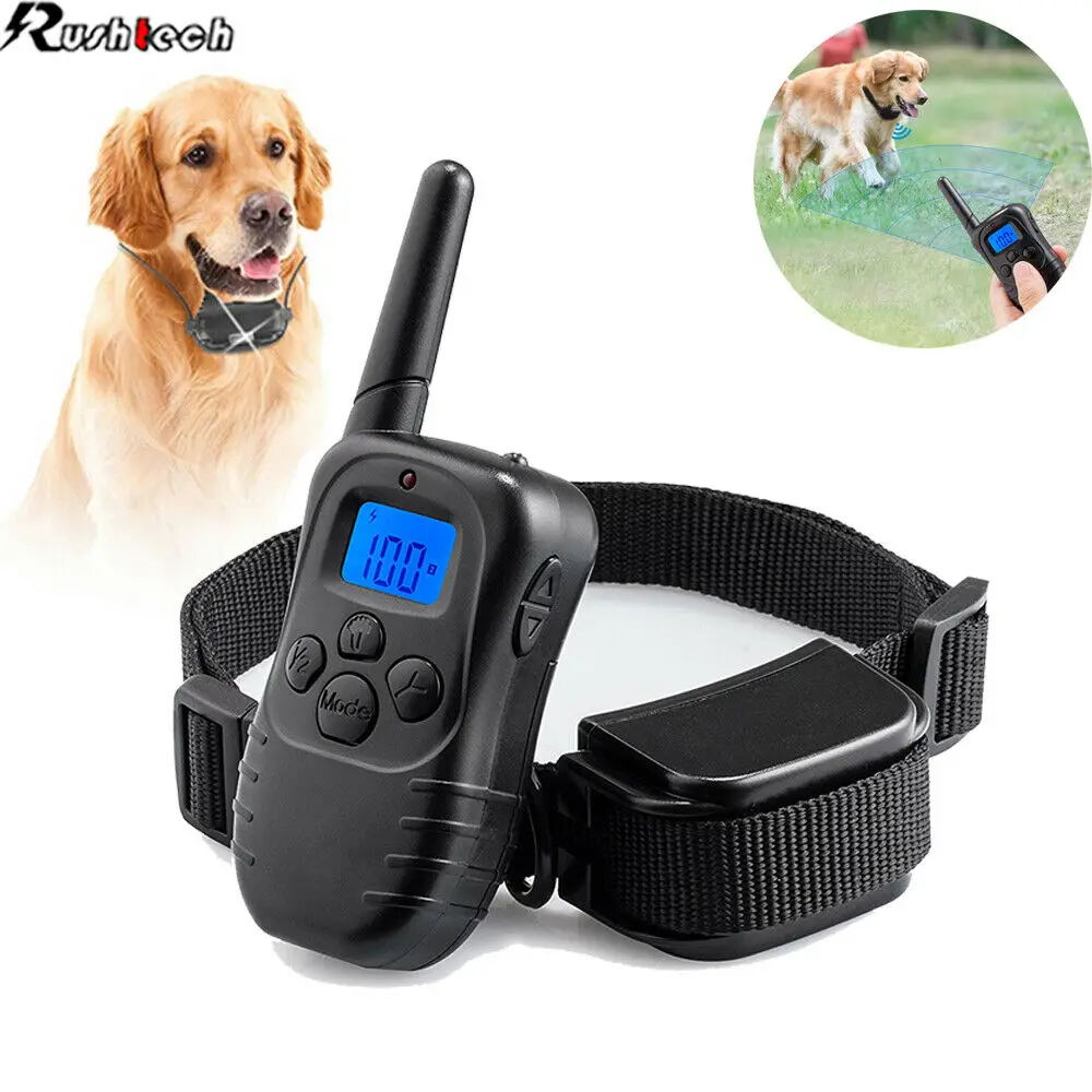 Collar de adiestramiento para perro con mando a distancia impermeable - imagen 2