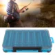 Caja de pesca doble cara con compartimentos y asa para señuelos - imagen 5